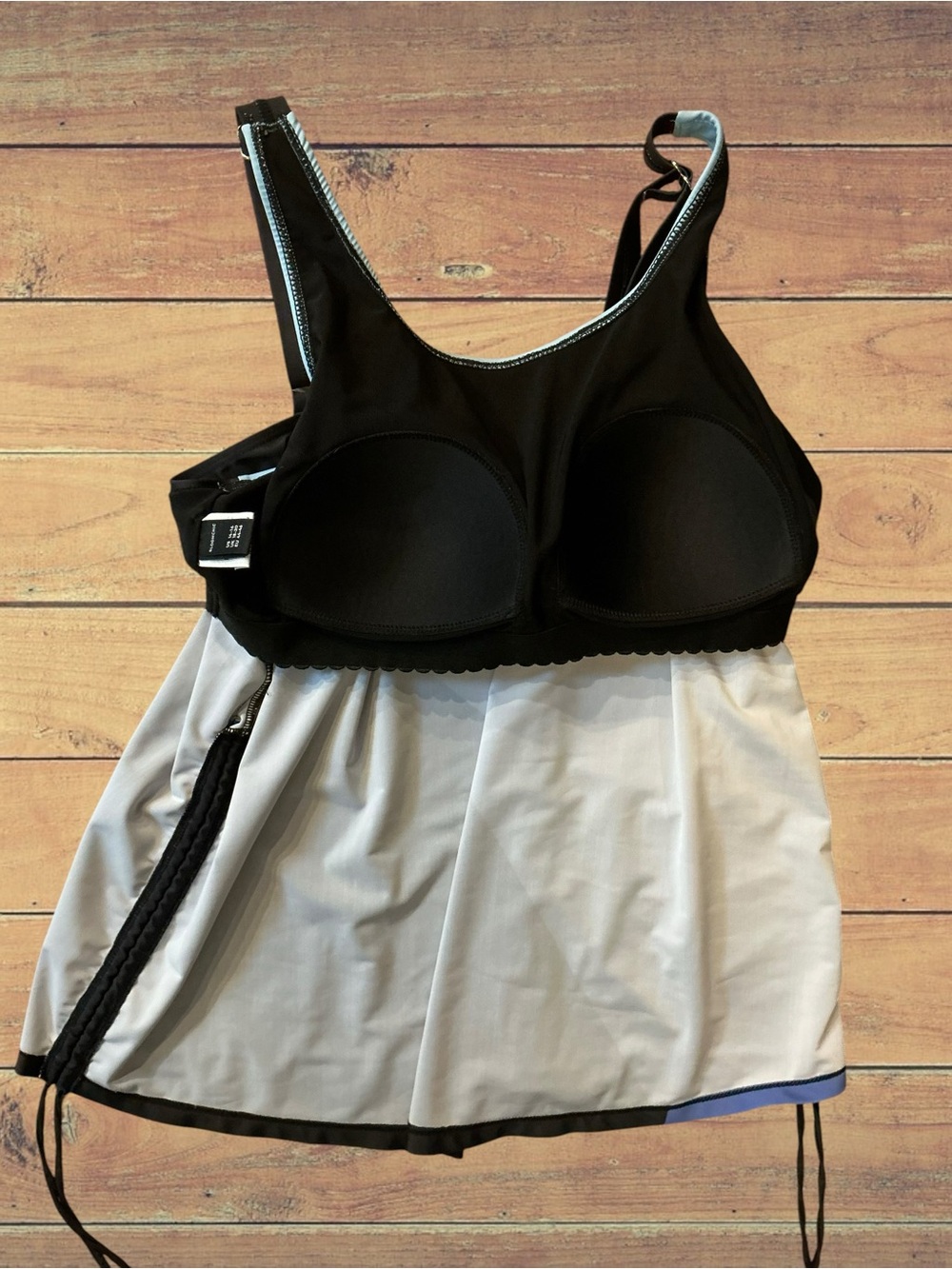 BloomChic Tankini set with Blue color block 14/16 - Picture 4 of 10